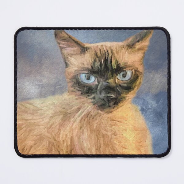 Item preview, Portrait of a Seal Point Siamese Cat designed and sold by Elisabeth Lucas.