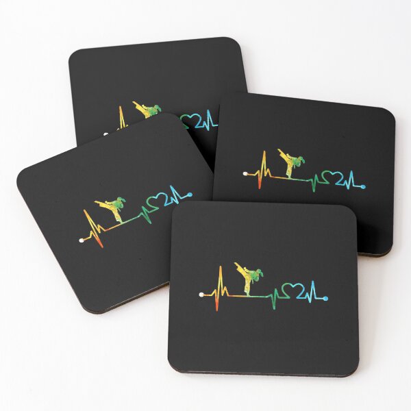 Item preview, TAEKWONDO HEARTBEAT WATERCOLOR| Perfect Gift| taekwondo designed and sold by joandoria.