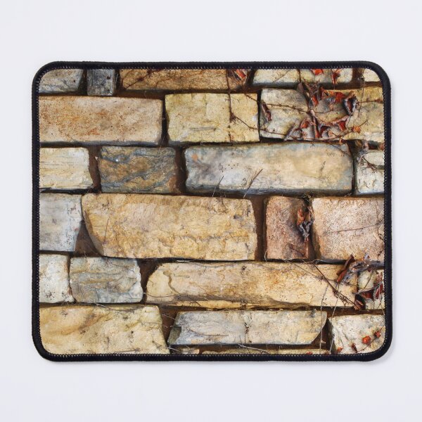 Item preview, Stone wall texture with climbing plants designed and sold by CatCarrot.