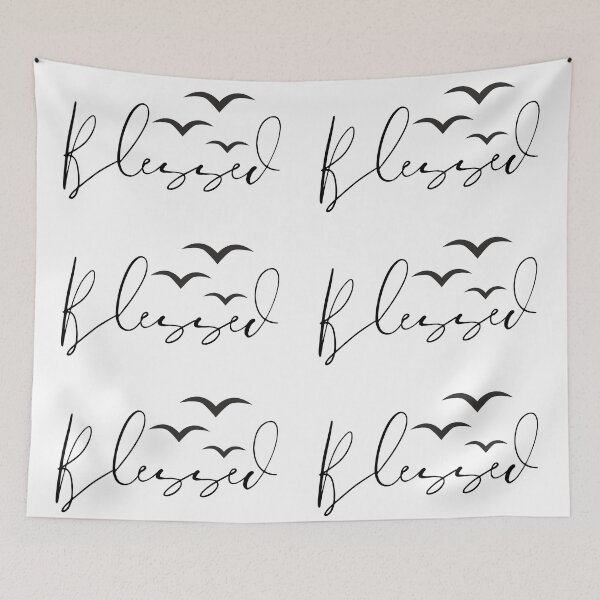 Item preview, Blessed With Birds Outline For Believers designed and sold by IslandDrip.