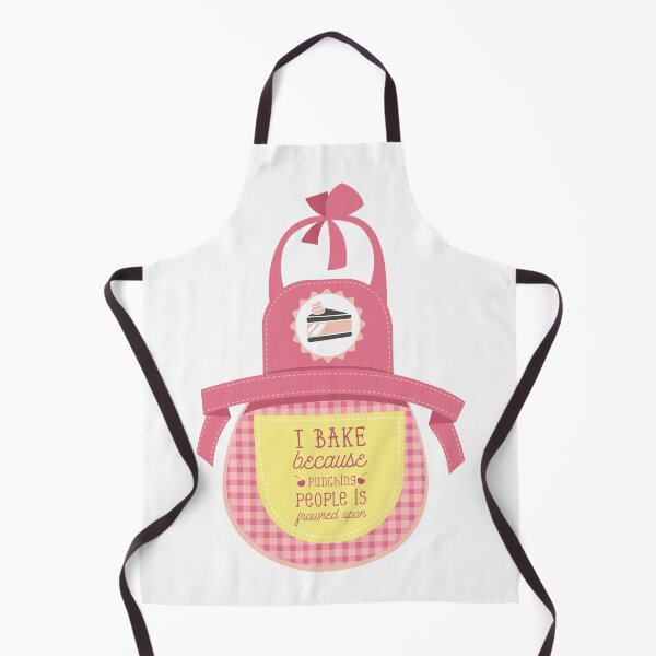 Item preview, I Bake Because Punching People Is Frowned Upon - Funny Illustration designed and sold by Studio  Six.
