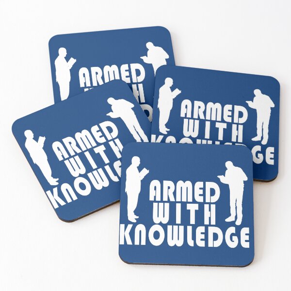 Item preview, ARMED WITH KNOWLEDGE designed and sold by YACINE-MALIKI.