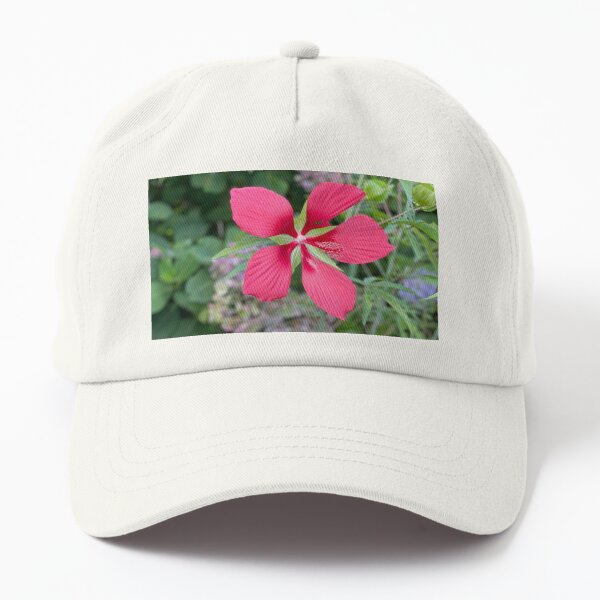 Texas Star Hibiscus Flower Dad Hat