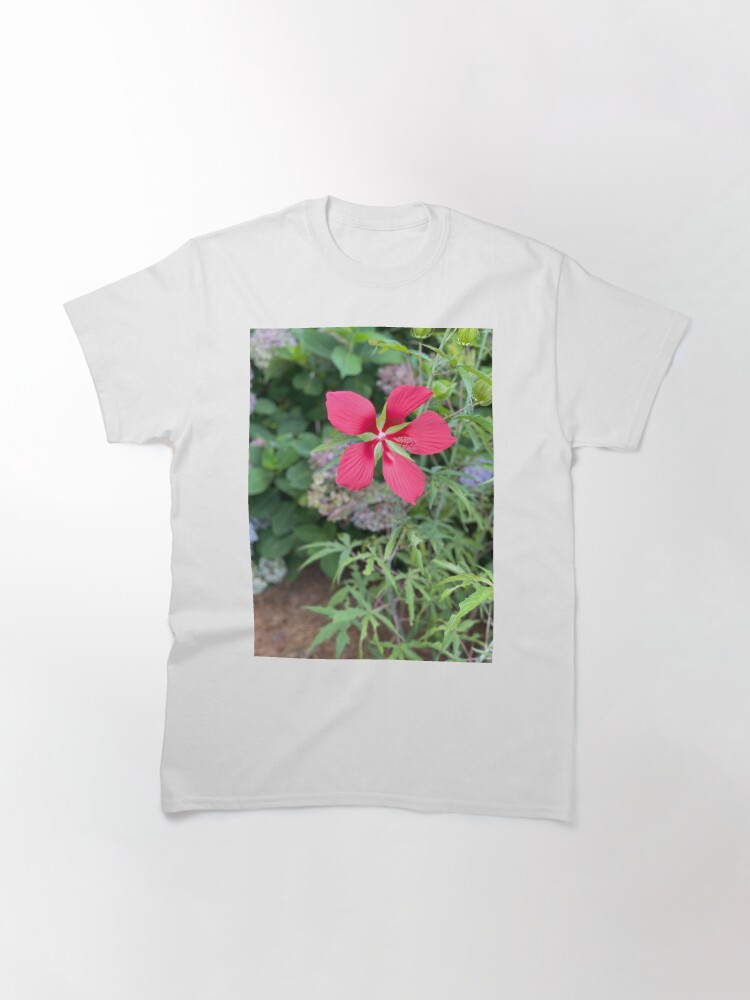 Alternate view of Texas Star Hibiscus Flower Classic T-Shirt