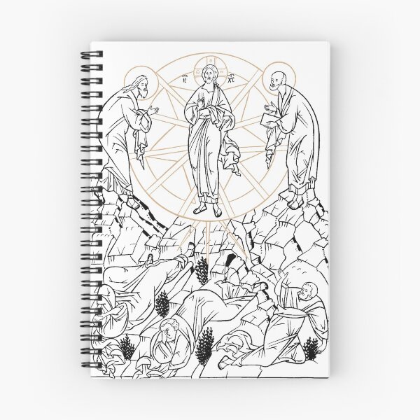 Item preview, Transfiguration | Μεταμορφωσις | Russian Outline of the Icon of the Transfiguration designed and sold by EkromDesigns.