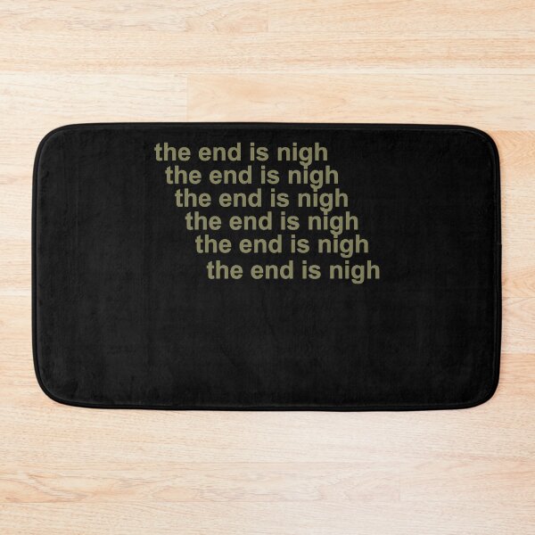 Item preview, Retro The End Is Nigh Halloween designed and sold by rvinStoltenberg.