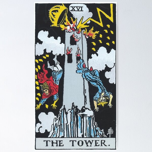 Item preview, THE TOWER TAROT designed and sold by jmed70.