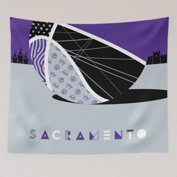 Item preview, Sacramento California NBA Fan Art designed and sold by jkahindo.