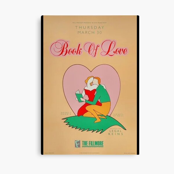 Book of Love Poster Canvas Print