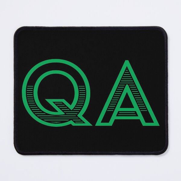 Item preview, QA - Quality Assurance (green text) designed and sold by OlivDesignsCo.