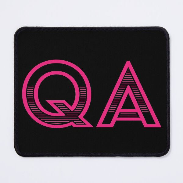 Item preview, QA - Quality Assurance (pink text) designed and sold by OlivDesignsCo.