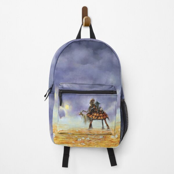 Item preview, Old vagabond ride a turtle in a waterlily desert   designed and sold by CatCarrot.