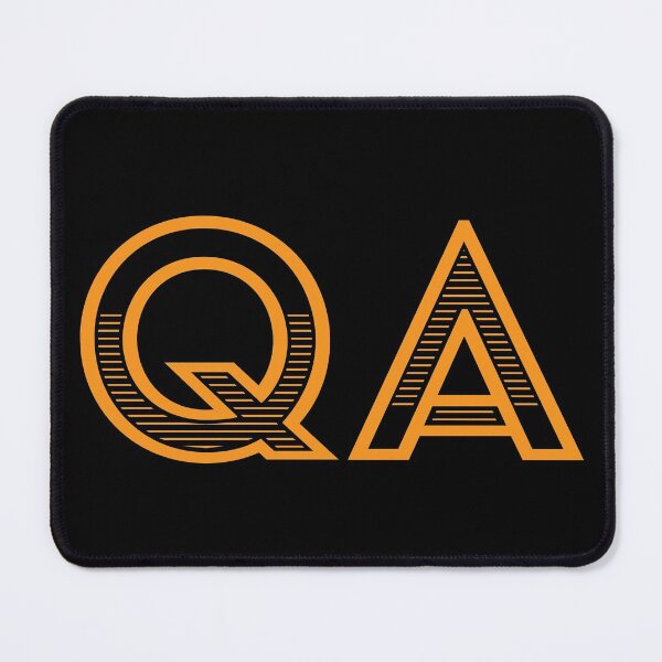 Item preview, QA - Quality Assurance (orange text) designed and sold by OlivDesignsCo.