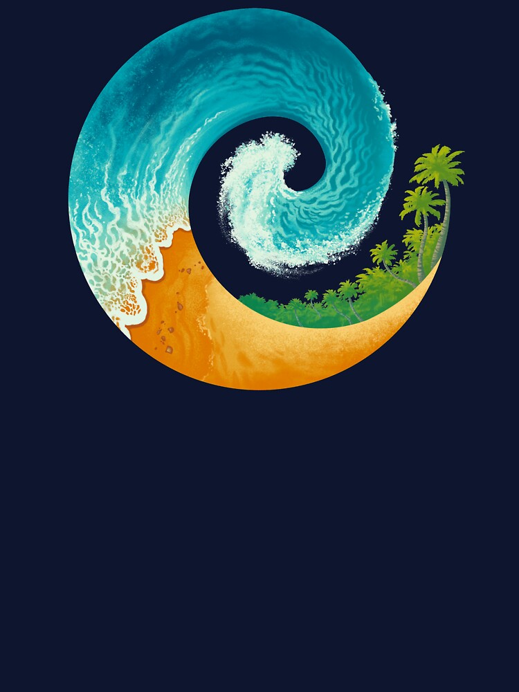 Thumbnail 7 of 7, Classic T-Shirt, Spiral Beach designed and sold by Waynem79.