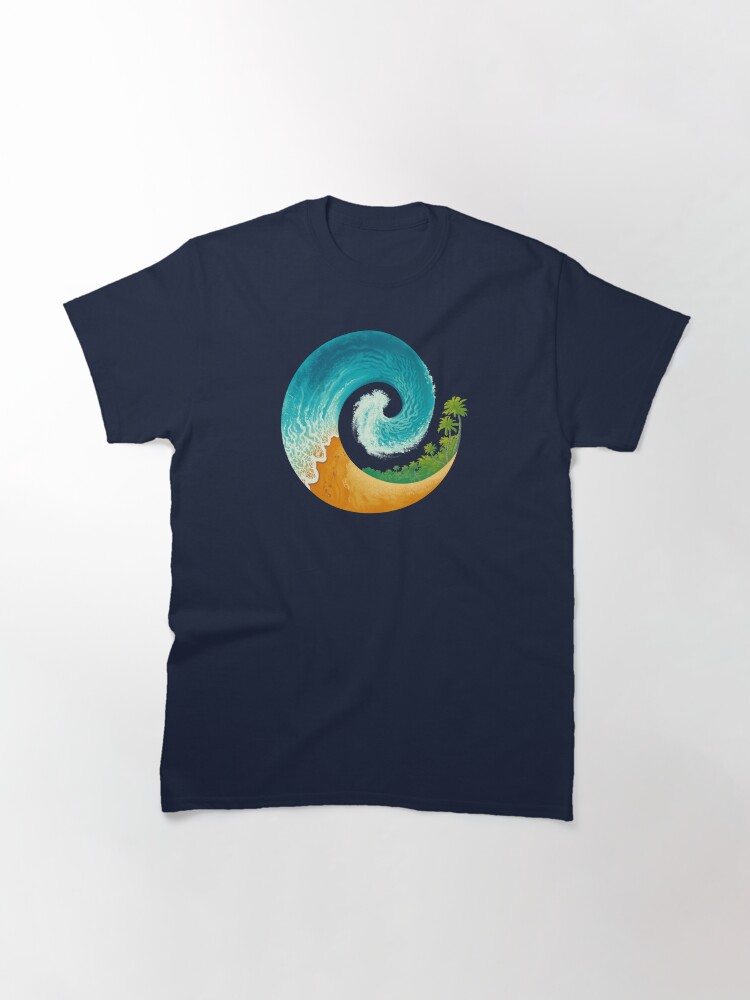 Thumbnail 3 of 7, Classic T-Shirt, Spiral Beach designed and sold by Waynem79.