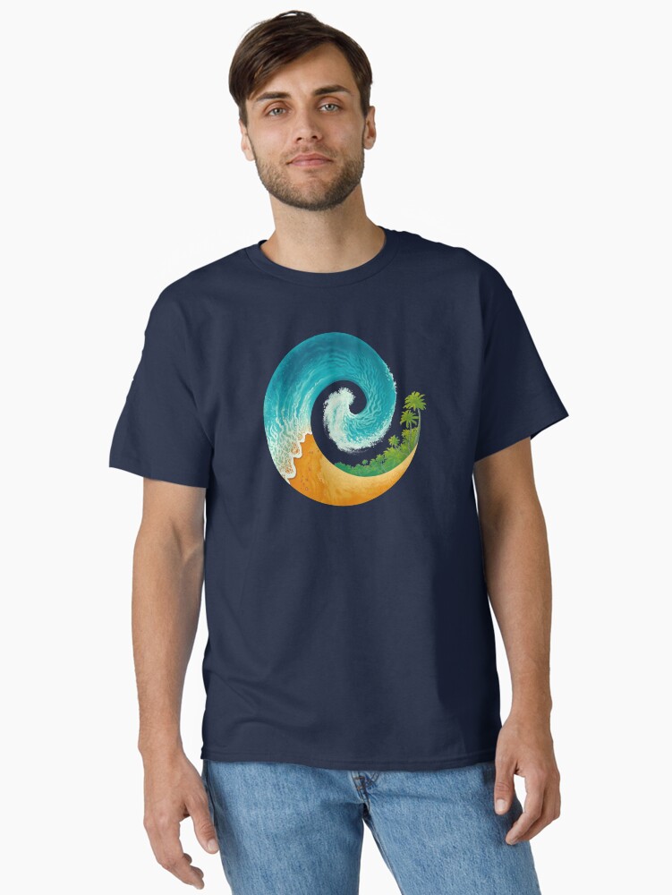 Thumbnail 1 of 7, Classic T-Shirt, Spiral Beach designed and sold by Waynem79.