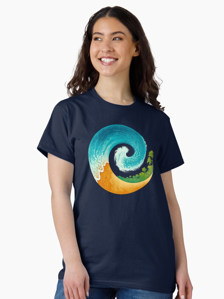 Thumbnail 2 of 7, Classic T-Shirt, Spiral Beach designed and sold by Waynem79.