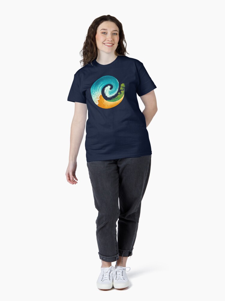 Thumbnail 4 of 7, Classic T-Shirt, Spiral Beach designed and sold by Waynem79.