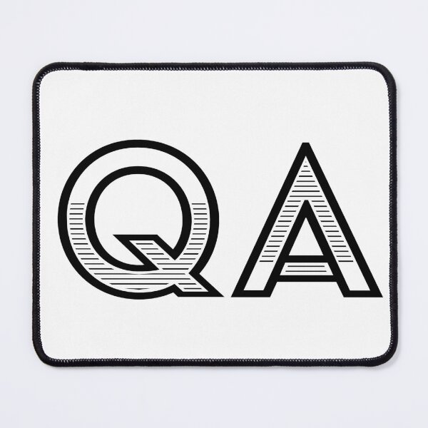 Item preview, QA - Quality Assurance (black text) designed and sold by OlivDesignsCo.
