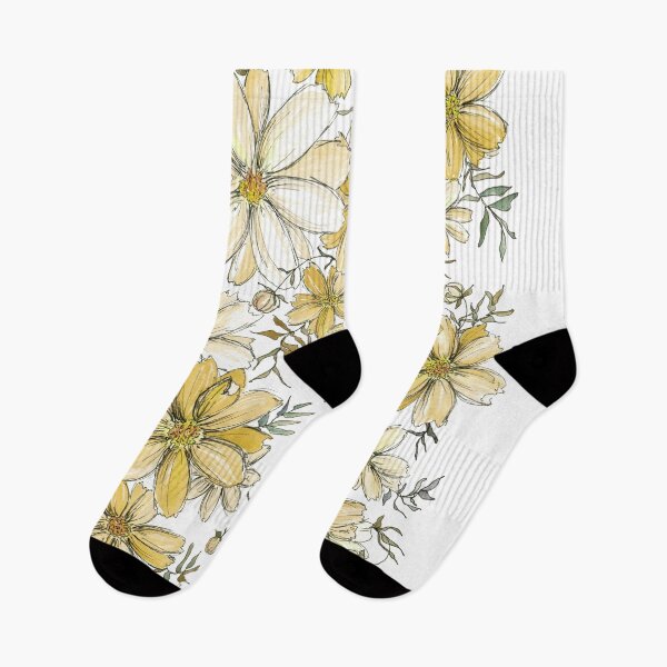 Item preview, Gold and Cream Flower Pattern designed and sold by JRoseDesign.