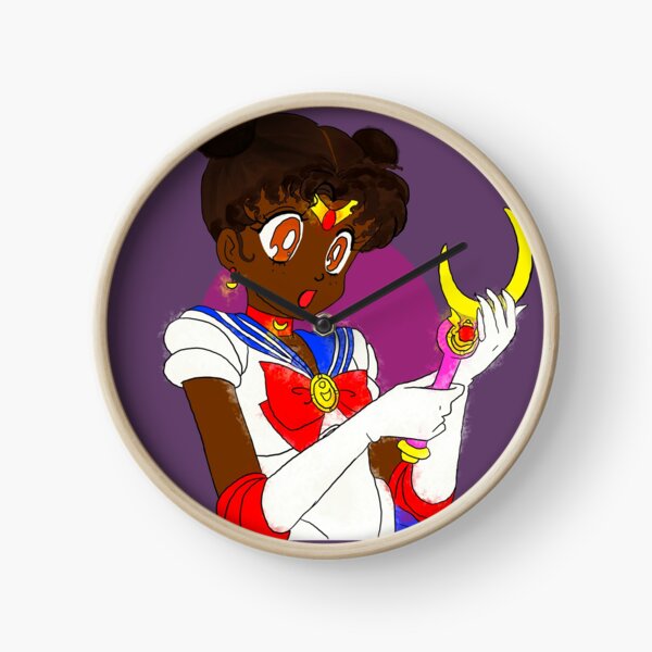 Item preview, Black girl magic sailor moon fan Art  designed and sold by HelloBujo.