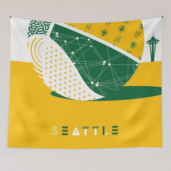 Artikelvorschau, Seattle Washington NBA-Fan-Kunst entworfen und verkauft von jkahindo.