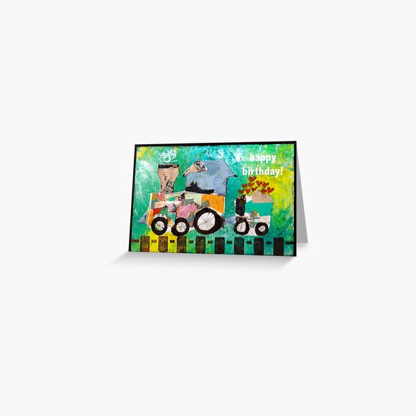 Happy Birthday to the Train Lover Greeting Card
