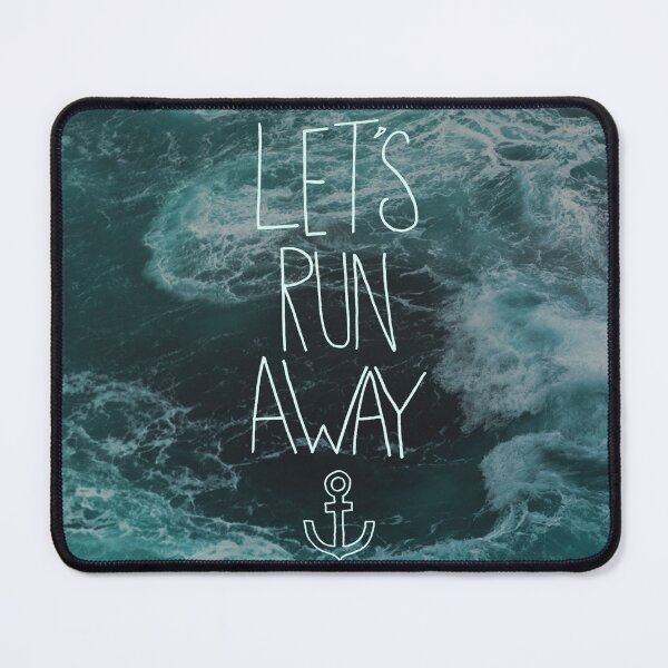 Item preview, Let's Run Away - Ocean Waves designed and sold by Leah Flores.