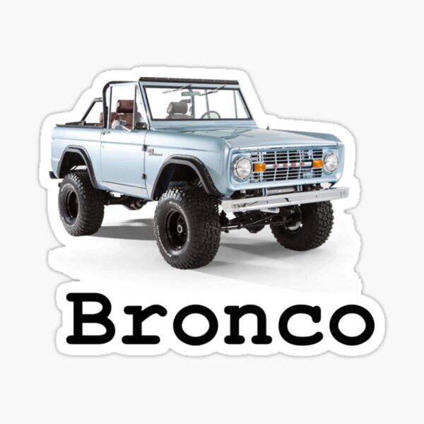 Ford Bronco Sticker