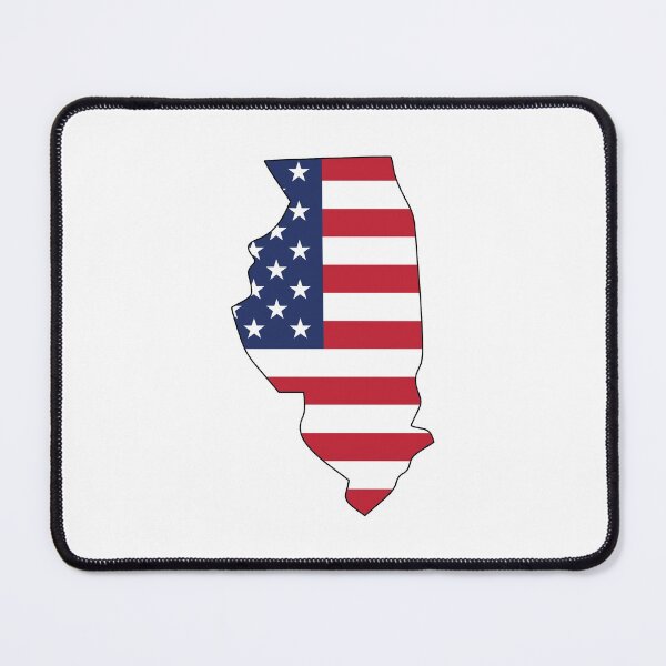 Item preview, American Flag Illinois designed and sold by OlivDesignsCo.
