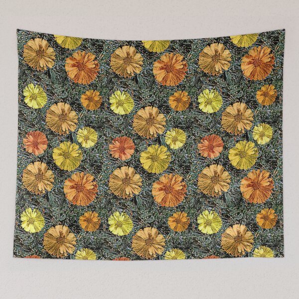 Item preview, Marigolds in summer designed and sold by Greengardens36.