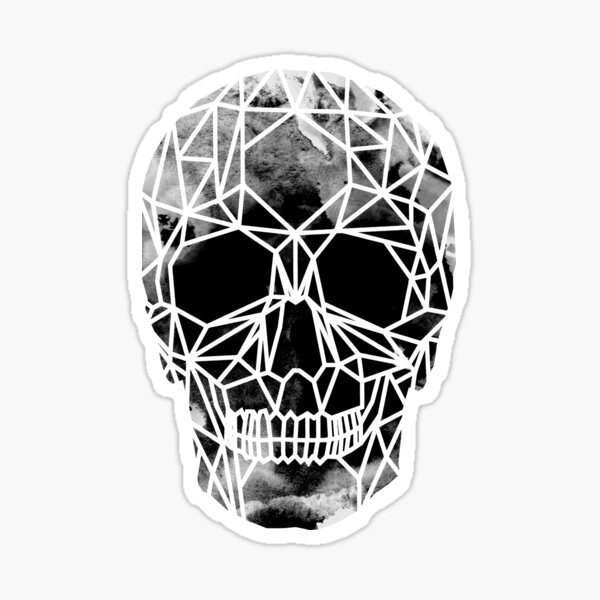 Crystal Skull Infrared Sticker
