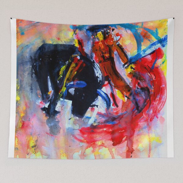 Item preview, Bullfighting In Spain watercolor Painting designed and sold by KARTICK DUTTA.