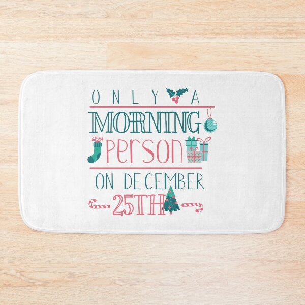 Item preview, Only a Morning Person On 25th December - Funny Typography designed and sold by Studio  Six.