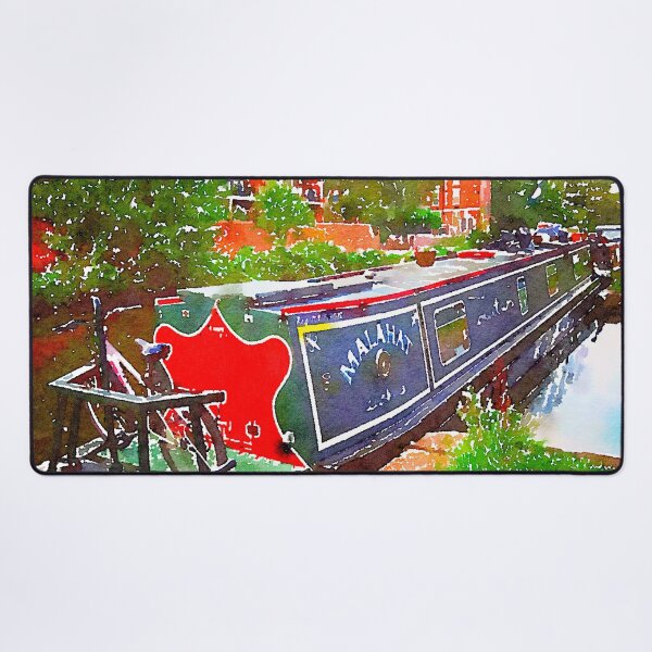 Item preview, The Narrowboat Malahat Along The Nottingham Canal designed and sold by Douglas E. Welch Design and Photography.
