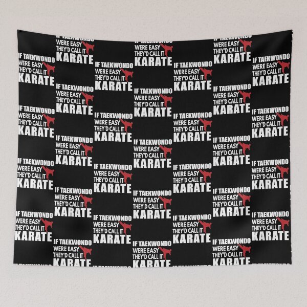 Item preview, If Taekwondo Were Easy They'd Call Karete| Perfect Gift| taekwondo designed and sold by joandoria.