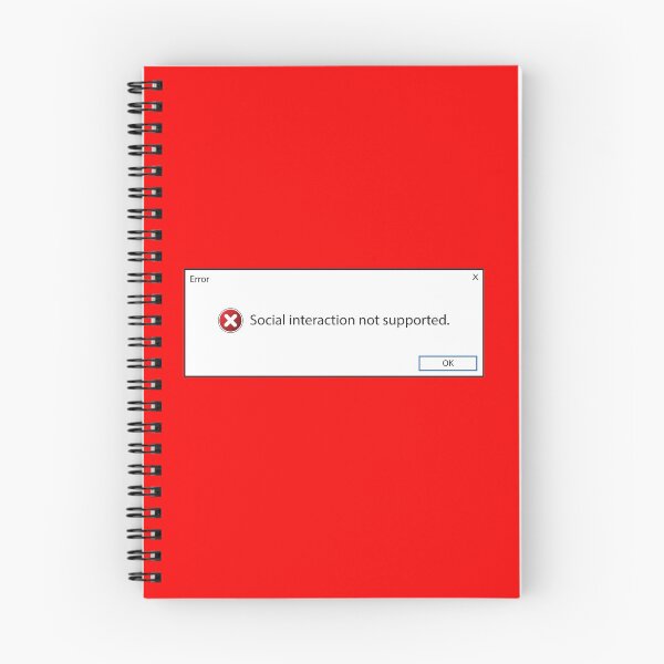 Item preview, Social Interaction Not Supported designed and sold by Andantino.
