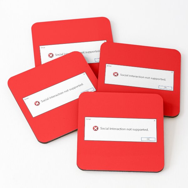 Item preview, Social Interaction Not Supported designed and sold by Andantino.