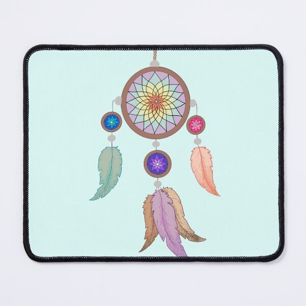 Item preview, Pastel Rainbow Dreamcatcher designed and sold by Lady-Lilac.