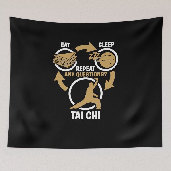 Item preview, Eat Sleep Repeat Tai Chi Any Questions designed and sold by clickmostro.