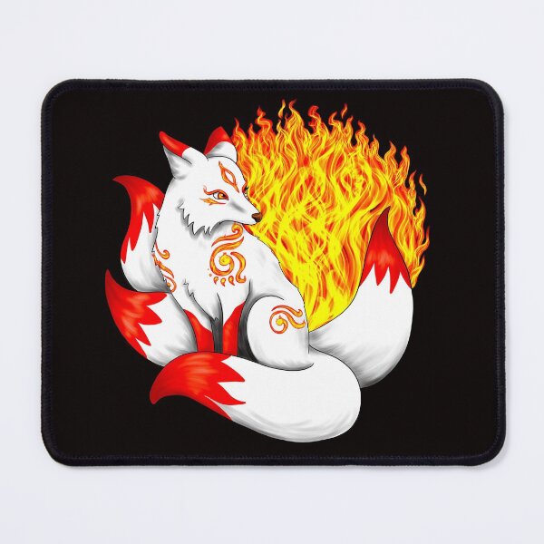 Item preview, Fox Kitsune with Red Foxfire designed and sold by Lady-Lilac.