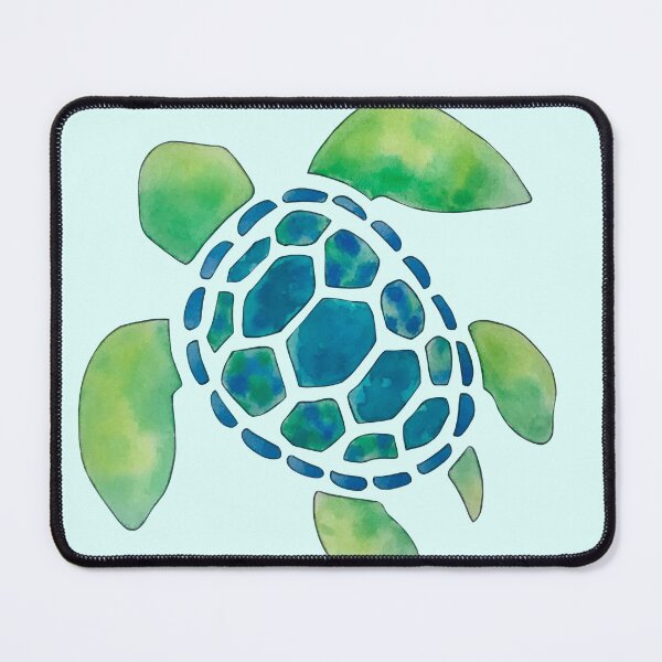 Item preview, Watercolor Summer Sea Turtle designed and sold by Lady-Lilac.