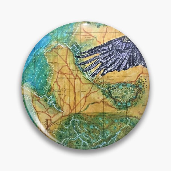 Item preview, Red tailed black cockatoo over 1938 Map of Darwin designed and sold by alisondowell.
