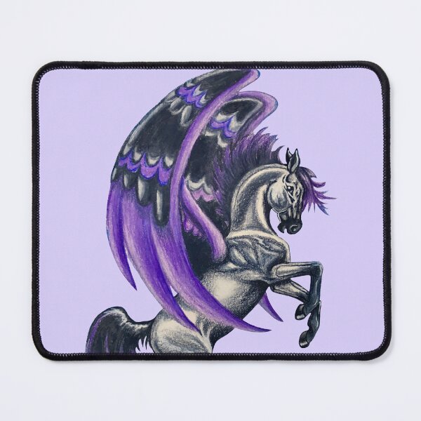 Item preview, Purple and Black Pegasus Art designed and sold by Lady-Lilac.