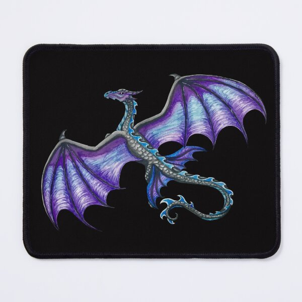 Item preview, Flying Blue and Purple Dragon designed and sold by Lady-Lilac.