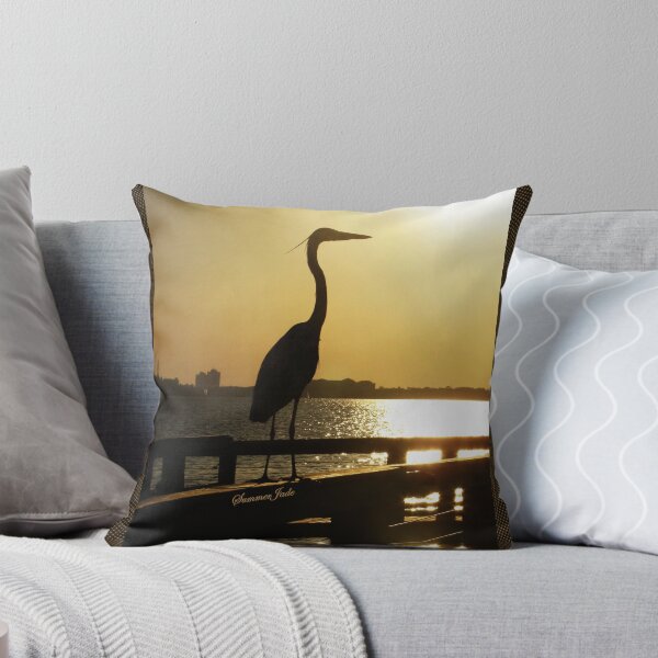 Item preview, The Heron ~ Sundown Silhouette designed and sold by SummerJade.