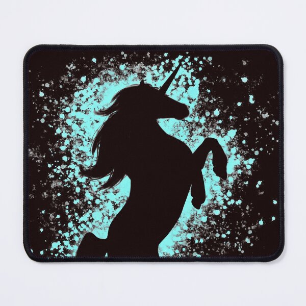 Item preview, Magical Blue Unicorn Silhouette designed and sold by Lady-Lilac.