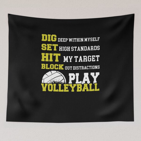Item preview, Dig Set Hit Block Volleyball designed and sold by clickmostro.