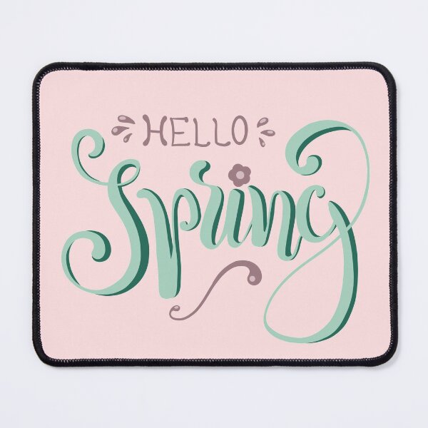 Item preview, Hello Spring Calligraphy Art designed and sold by Lady-Lilac.