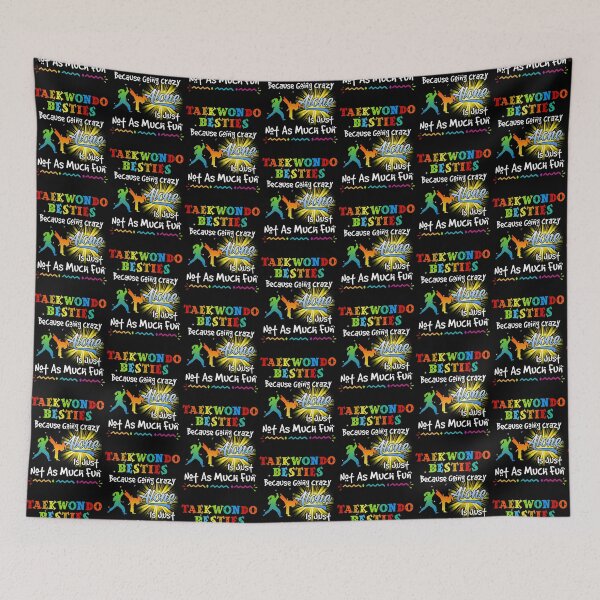 Item preview, Taekwondo besties because going crazy| Perfect Gift| taekwondo designed and sold by joandoria.